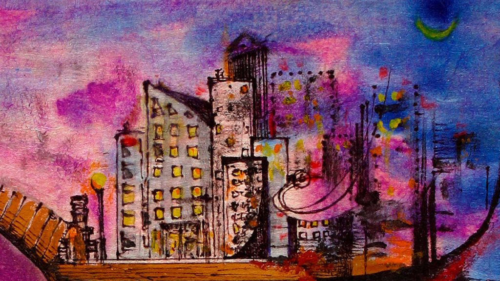 'Untitled 23' by Stephen Reding (2002). Pen and ink, watercolour. Featured in the book HIT: Once Upon a Field by James Walker.