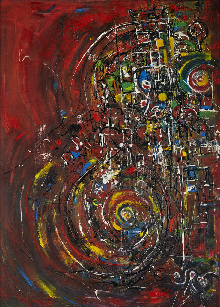 'Untitled 67’ by Stephen Reding (2006). Oil paint on canvas. Featured in the book HIT: Once Upon a Field by James Walker.