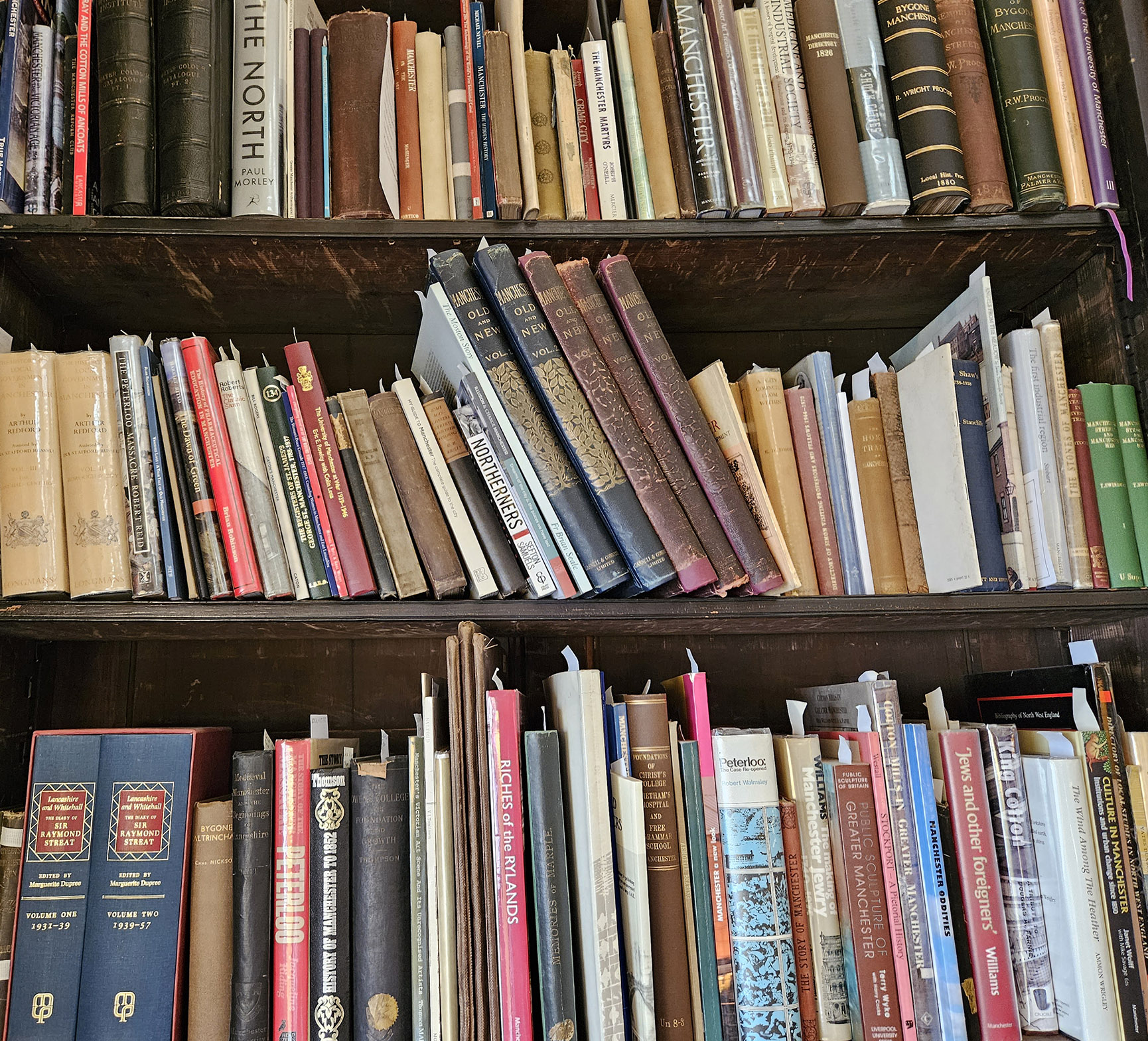 Books at The Portico Library Manchester